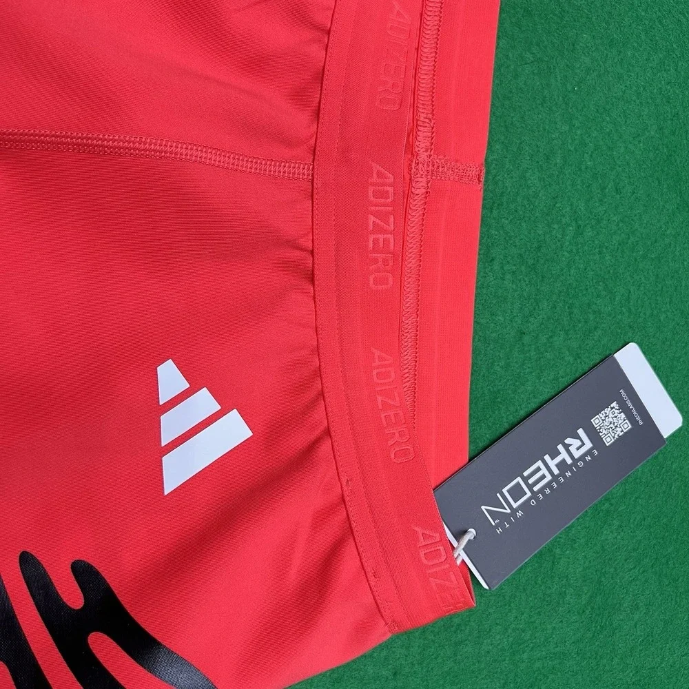 Adidas Adizero Control RHEON Womens Small Running Shorts Tights Lucid Red NWT